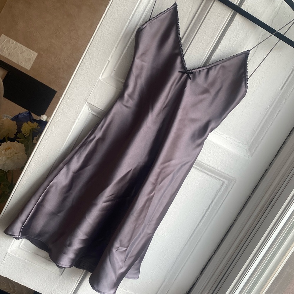 Zara satin mini slip dress NWT